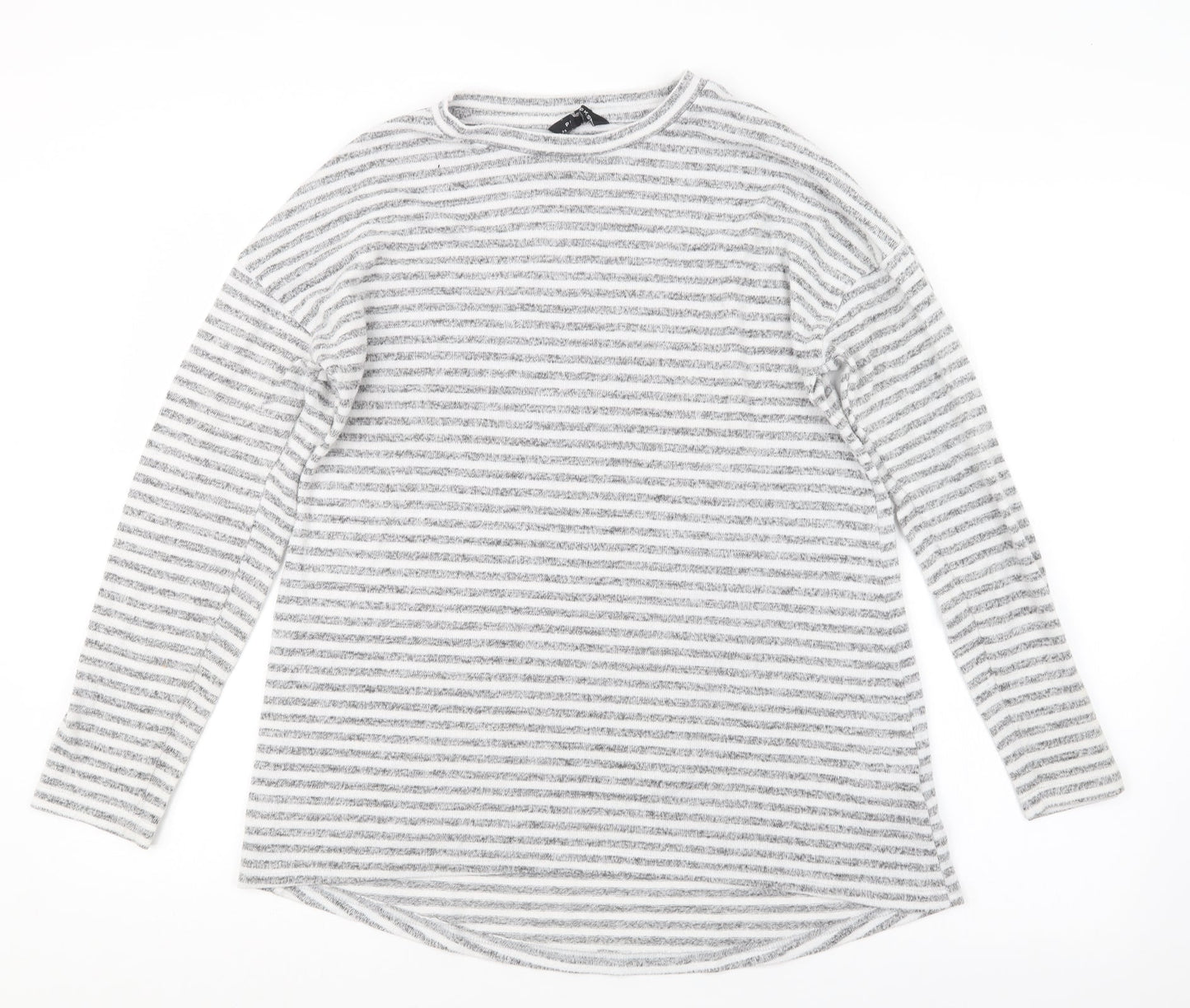 Womens UK Size 12 Peacocks Grey Pullover Jumper