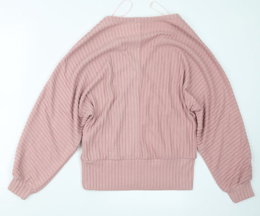 Womens UK Size S New Look Pink Pullover Jumper