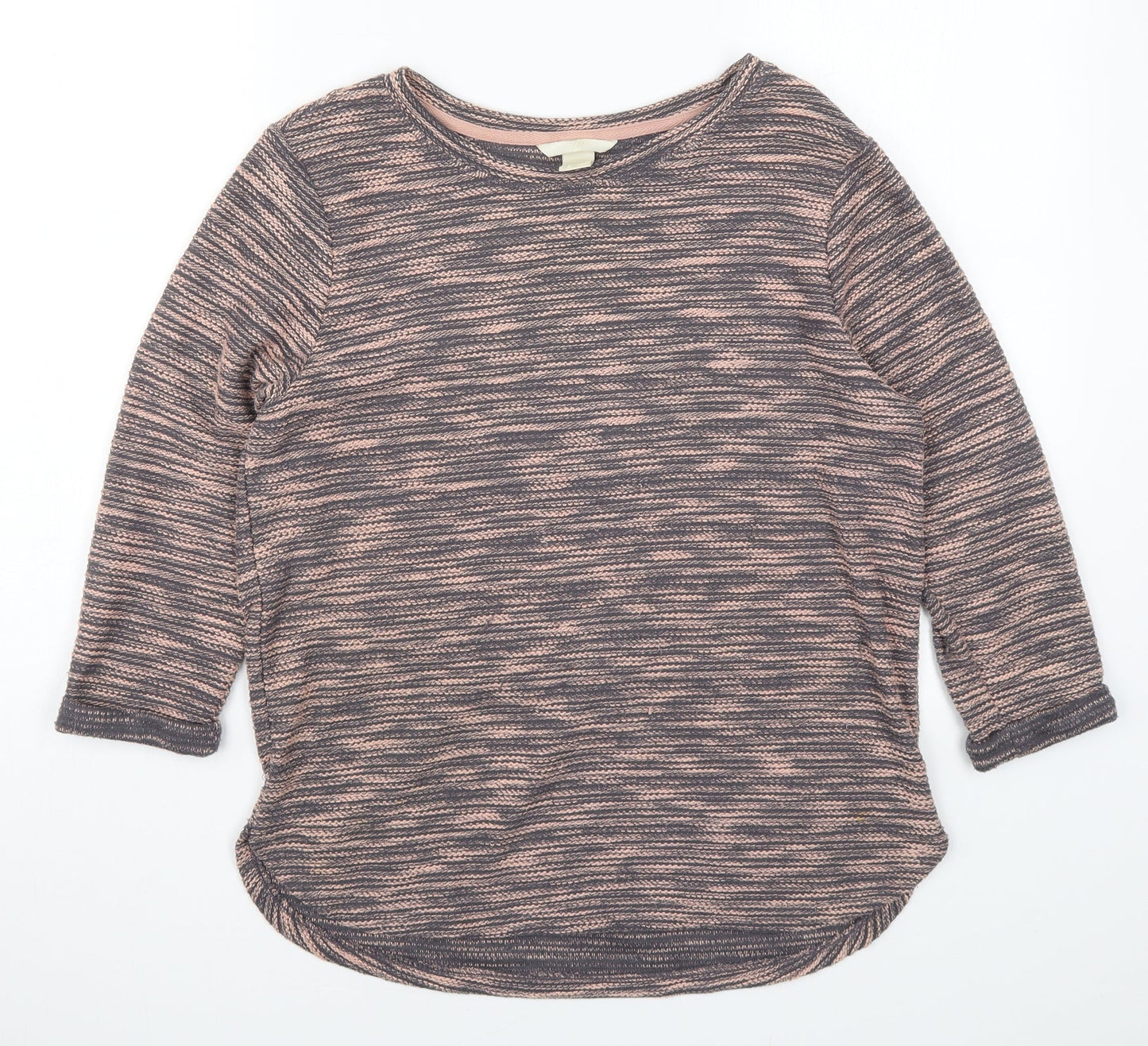 Womens UK Size XS H&M Pink Pullover Jumper
