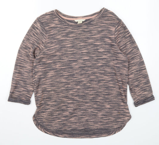 Womens UK Size XS H&M Pink Pullover Jumper