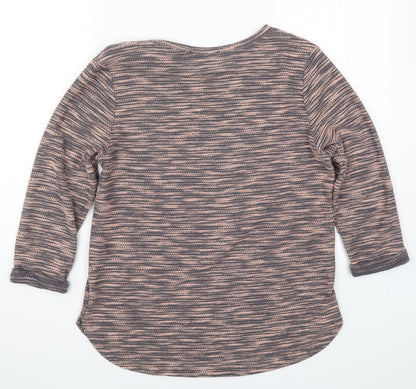 Womens UK Size XS H&M Pink Pullover Jumper