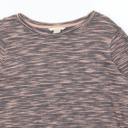 Womens UK Size XS H&M Pink Pullover Jumper