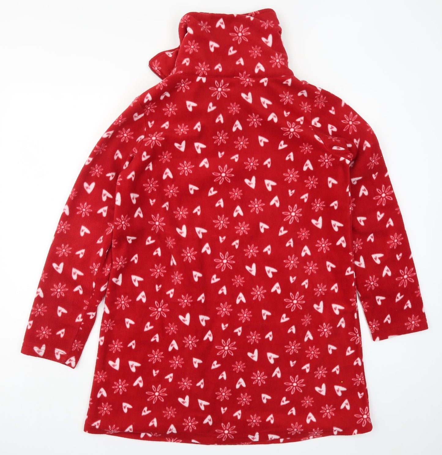 Avon Womens Red Geometric  Top Dress Size 10  - Hearts and Flowers