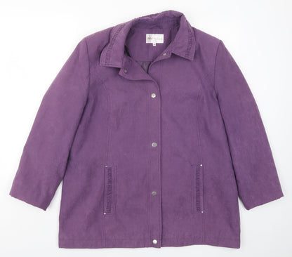 Womens UK Size 18 EWM Purple Jacket