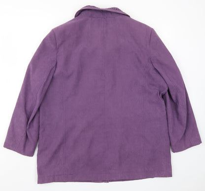 Womens UK Size 18 EWM Purple Jacket