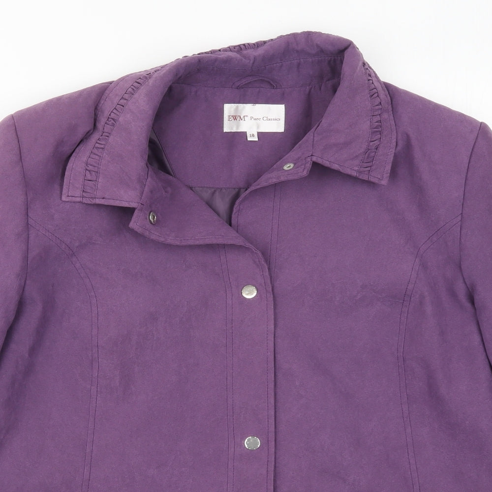 Womens UK Size 18 EWM Purple Jacket