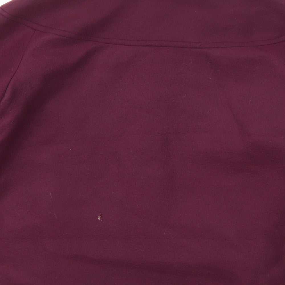 Womens UK Size 14 Anne De Lancay Purple Pea Coat