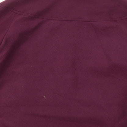 Womens UK Size 14 Anne De Lancay Purple Pea Coat