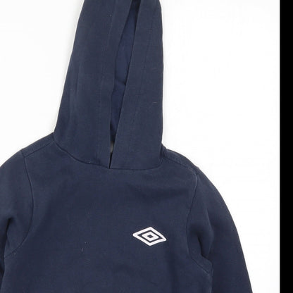 Umbro Boys Blue   Pullover Hoodie Size 7-8 Years