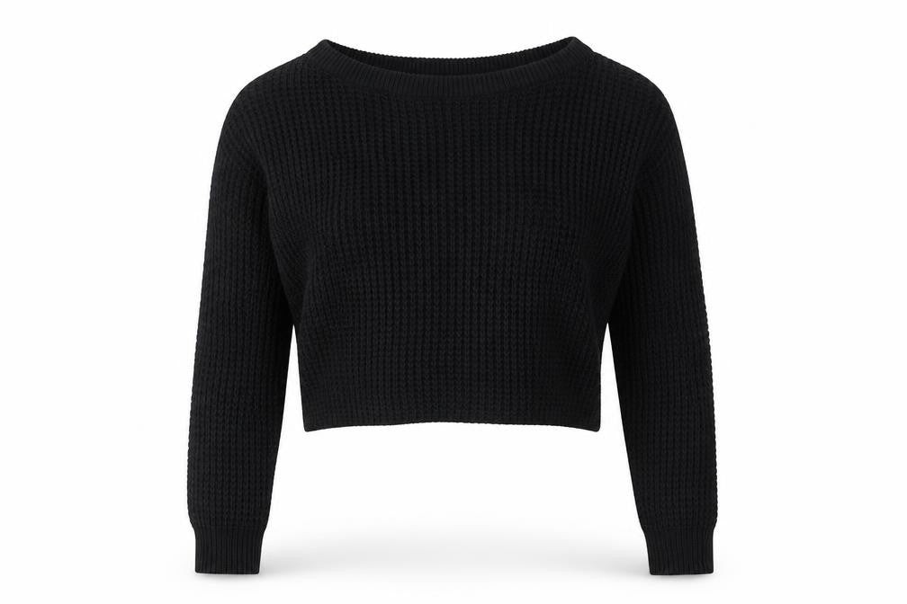 Womens UK Size 6 Missguided Black Pullover Jumper