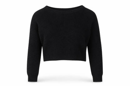 Womens UK Size 6 Missguided Black Pullover Jumper