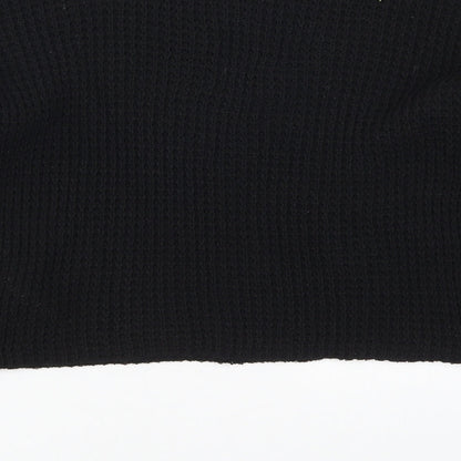 Womens UK Size 6 Missguided Black Pullover Jumper