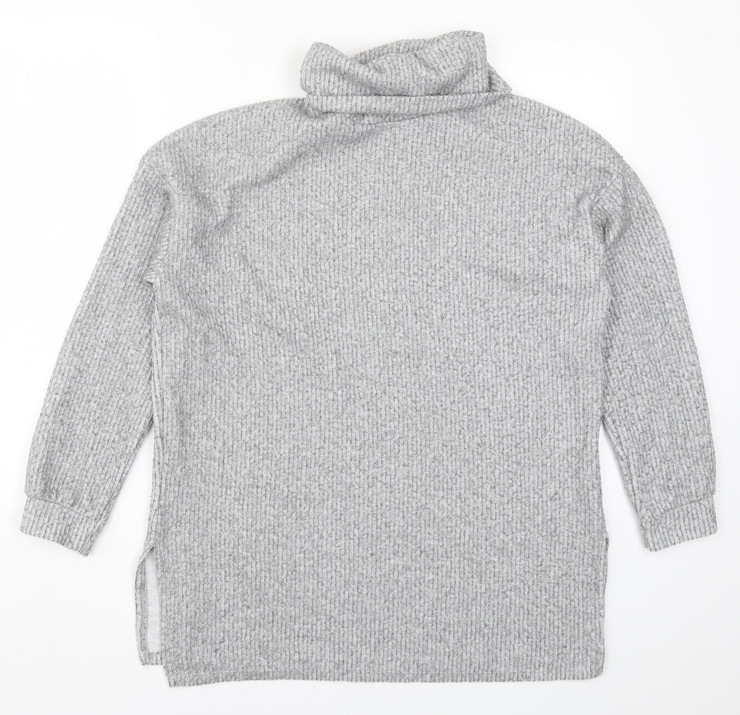 Womens UK Size M New Look Grey Pullover Jumper