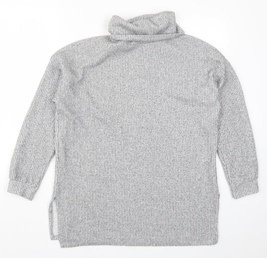 Womens UK Size M New Look Grey Pullover Jumper
