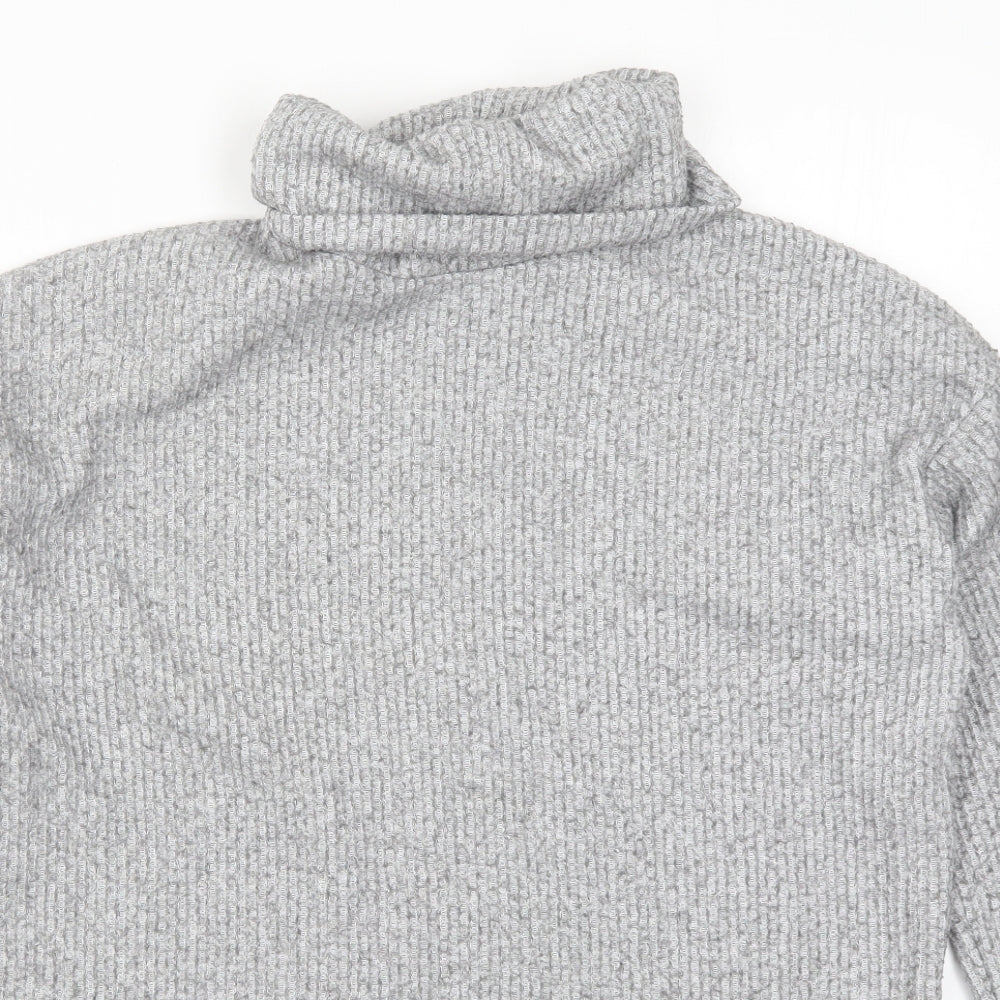 Womens UK Size M New Look Grey Pullover Jumper