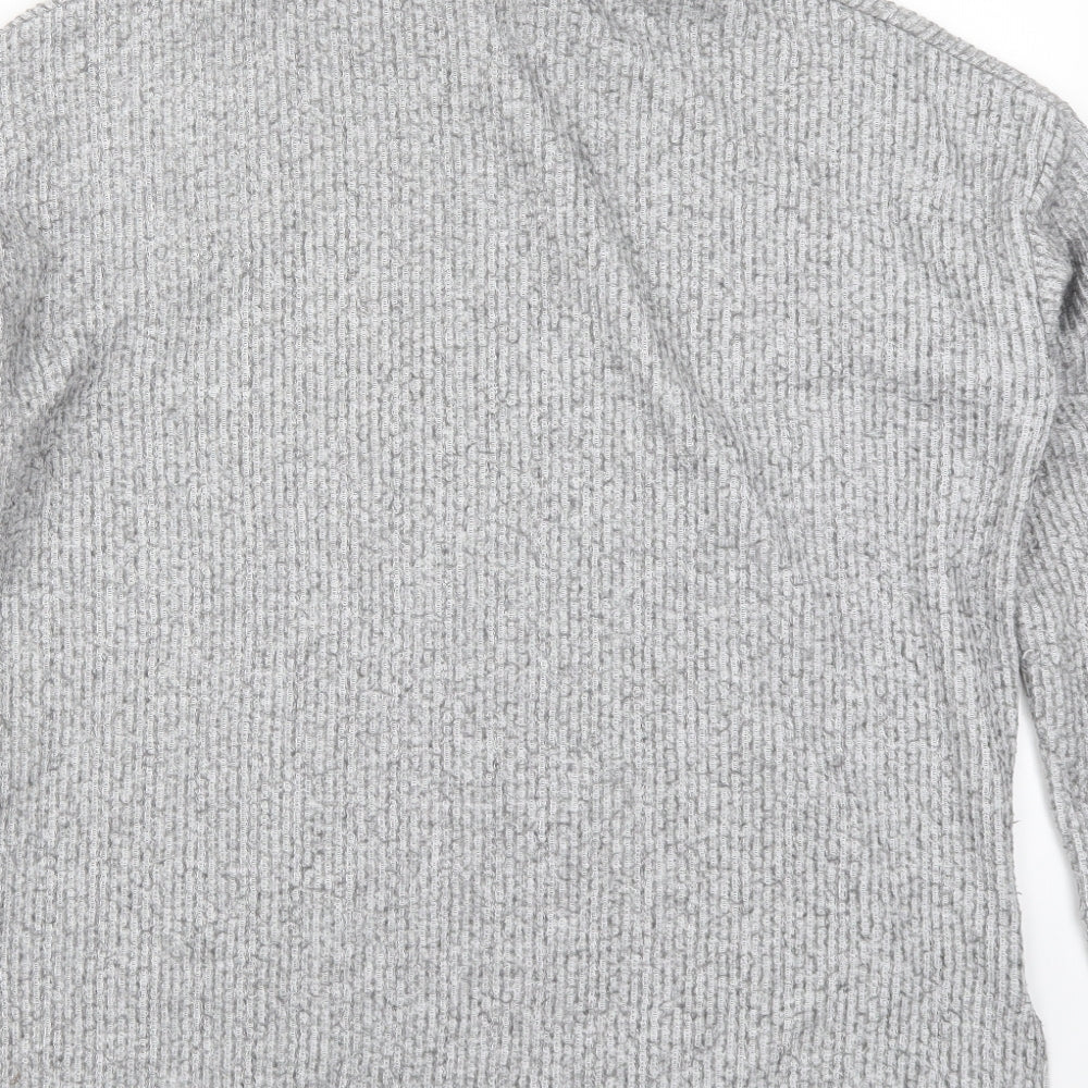 Womens UK Size M New Look Grey Pullover Jumper