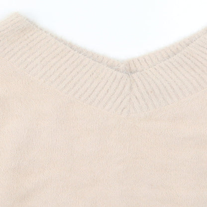 New Look Girls Pink  Knit Pullover Jumper Size 14-15 Years