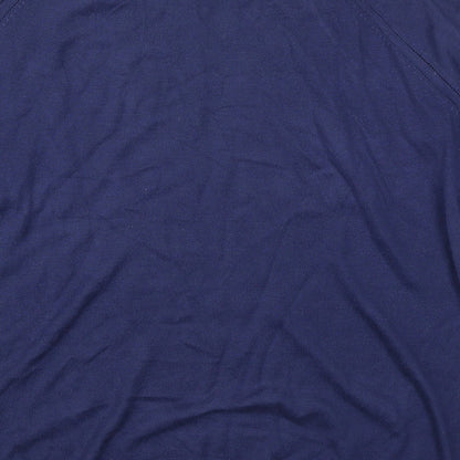 Womens UK Size S Mango Blue Pullover Jumper