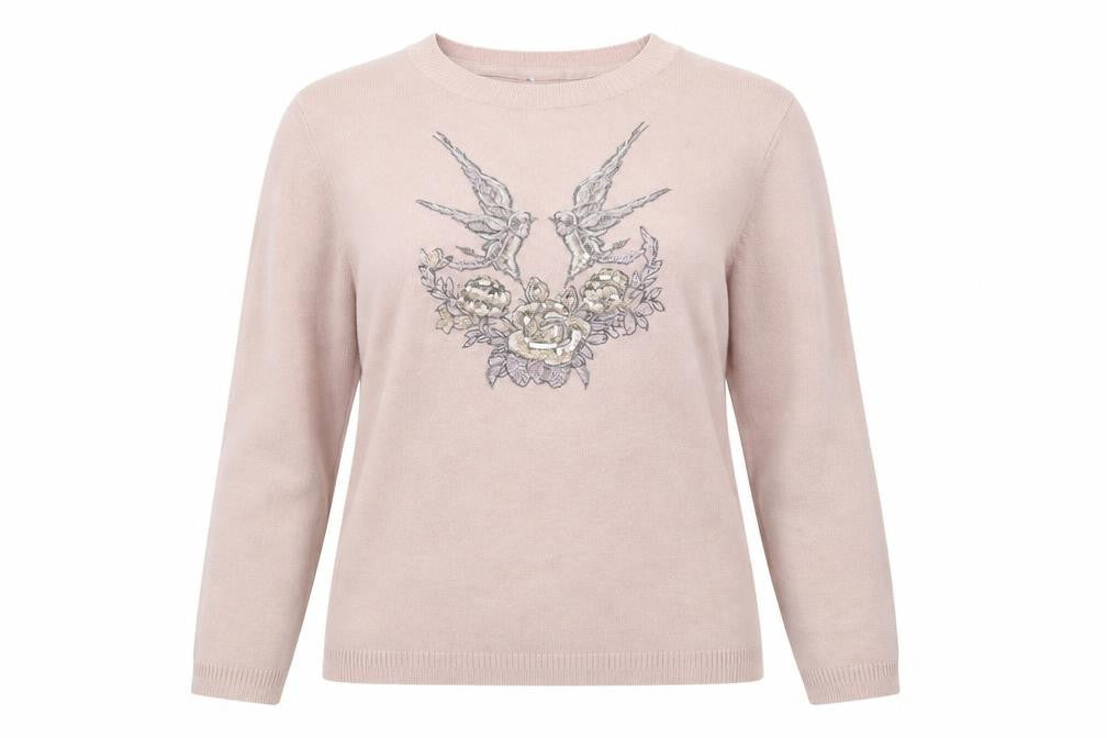 Womens UK Size 14 Marks and Spencer Pink Pullover Jumper