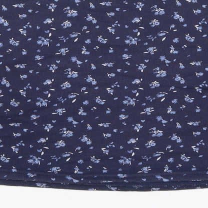 NEXT Girls Blue Floral  Pullover Sweatshirt Size 8 Years  - Lovely