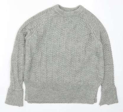Womens UK Size S H&M Grey Pullover Jumper