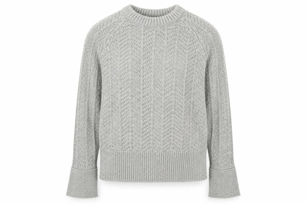 Womens UK Size S H&M Grey Pullover Jumper