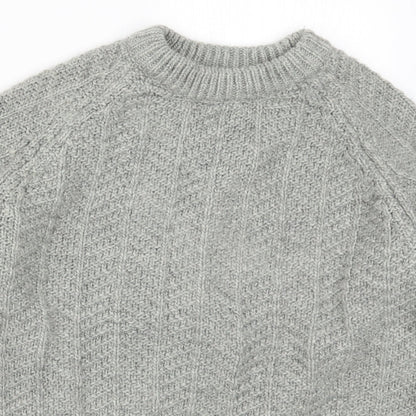Womens UK Size S H&M Grey Pullover Jumper