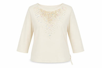Womens UK Size 2XL saloos collection Beige Basic Blouse