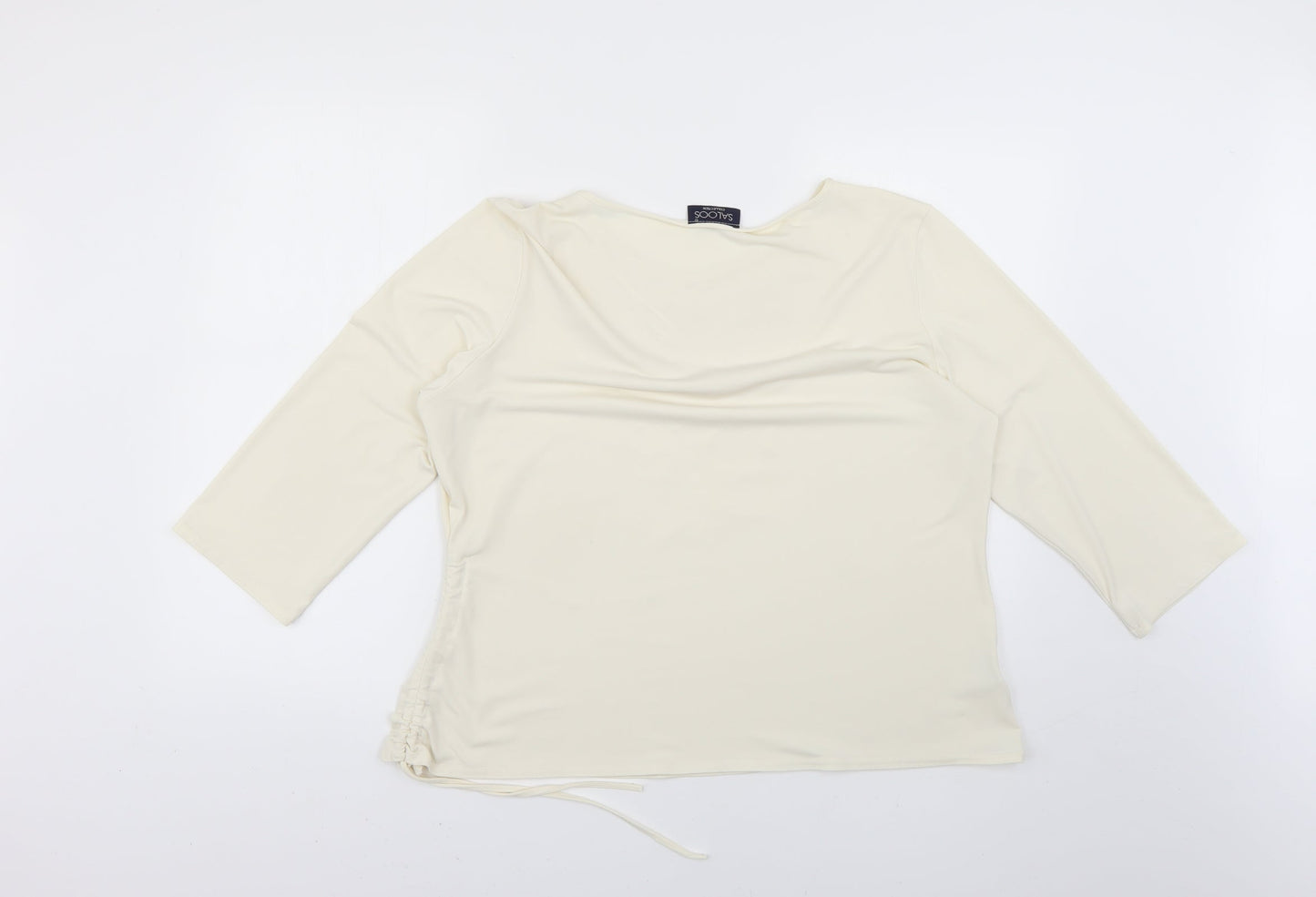 Womens UK Size 2XL saloos collection Beige Basic Blouse