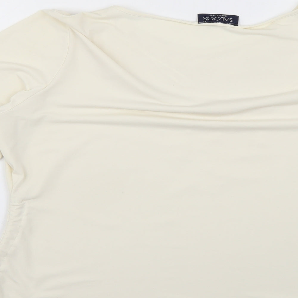 Womens UK Size 2XL saloos collection Beige Basic Blouse