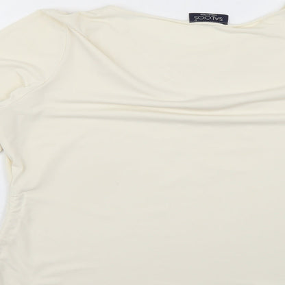 Womens UK Size 2XL saloos collection Beige Basic Blouse