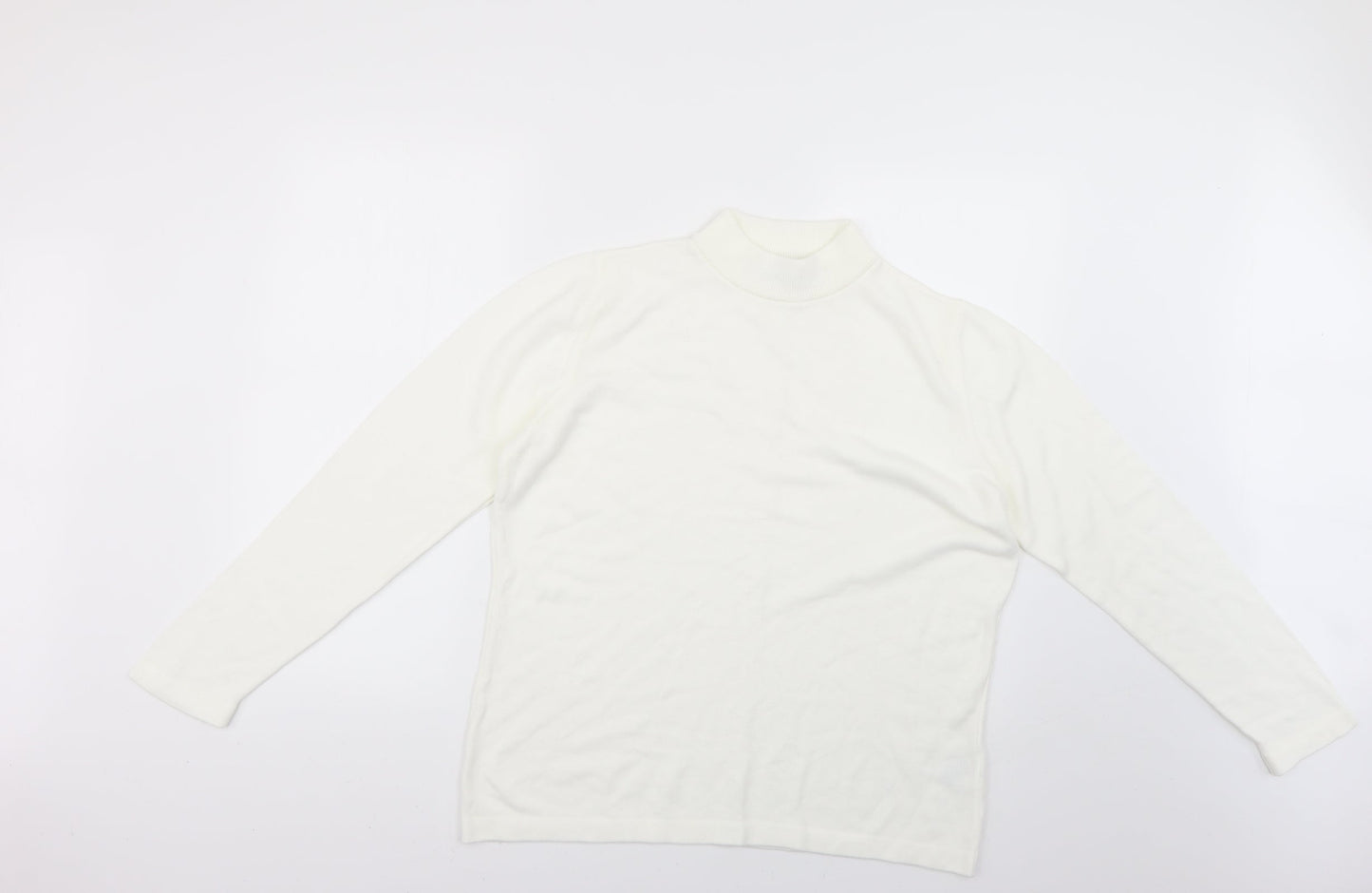 towels edgar jacobs Womens White   Pullover Jumper Size 16