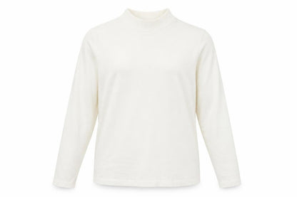 Front view of towels edgar jacobs women’s white jumper, size UK 16