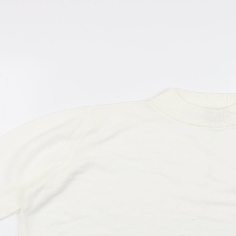 towels edgar jacobs Womens White   Pullover Jumper Size 16
