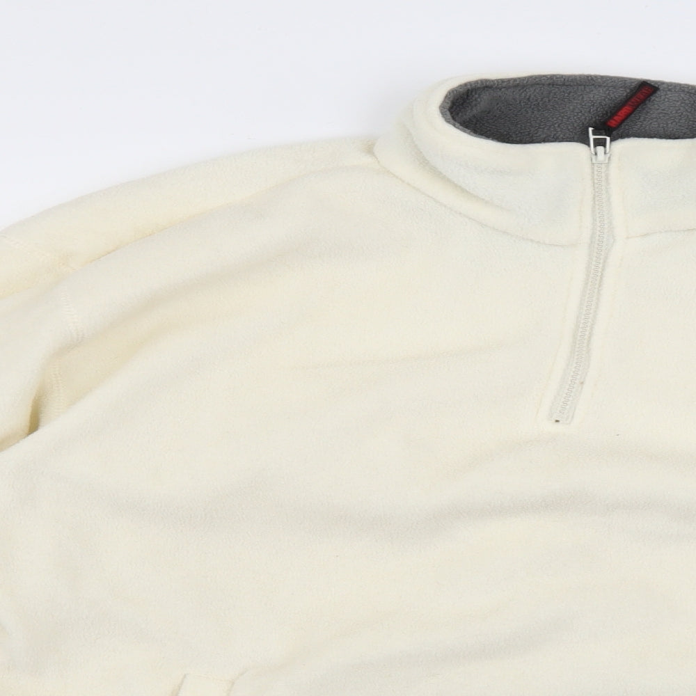 hardwear Mens Beige   Full Zip Jumper Size M