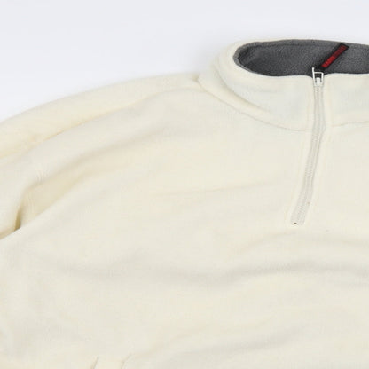hardwear Mens Beige   Full Zip Jumper Size M