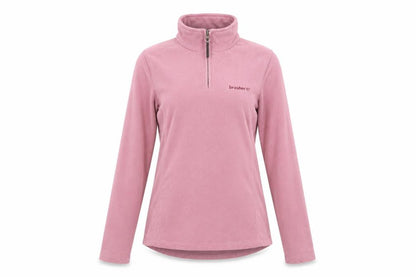 Front view of brasher women’s pink jumper, size UK 8