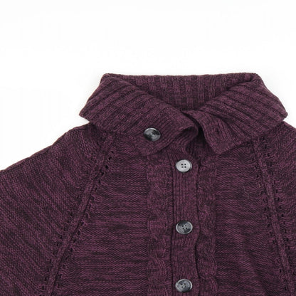 Womens UK Size 16 evie Purple Overcoat