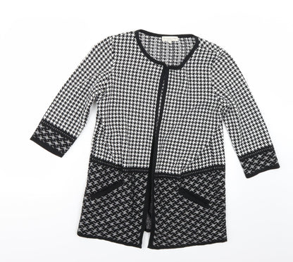 F&F Womens Multicoloured Geometric  Cardigan Jumper Size 10