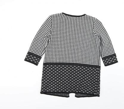 F&F Womens Multicoloured Geometric  Cardigan Jumper Size 10