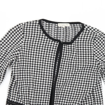 F&F Womens Multicoloured Geometric  Cardigan Jumper Size 10