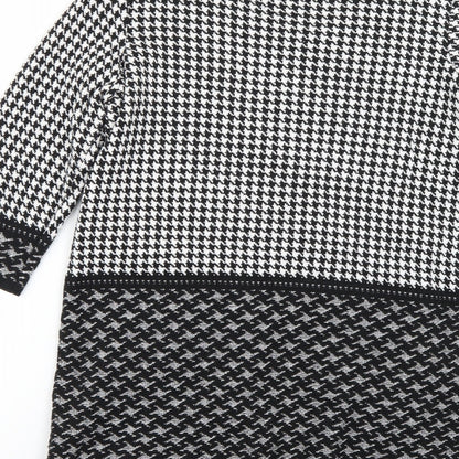 F&F Womens Multicoloured Geometric  Cardigan Jumper Size 10