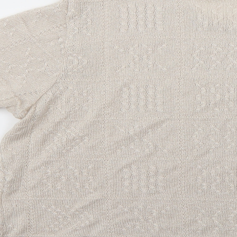 Womens UK Size 20 berketex Beige Pullover Jumper