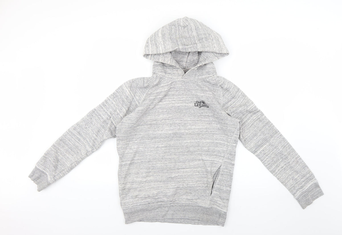 Additional front view of Stanley men’s grey pullover hoodie, size S