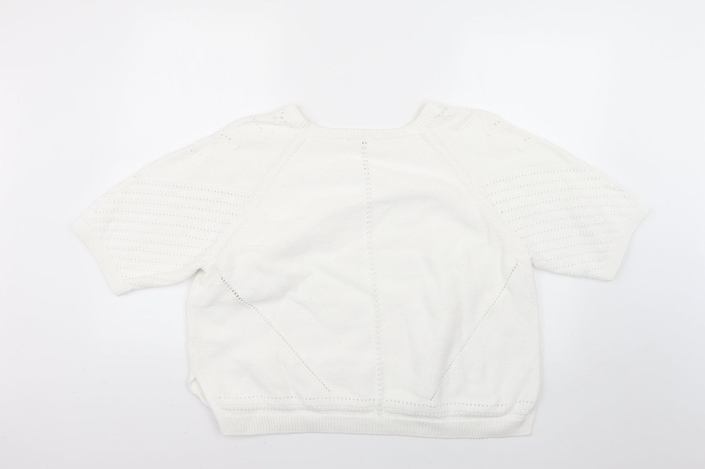 TU Womens White   Pullover Jumper Size 16