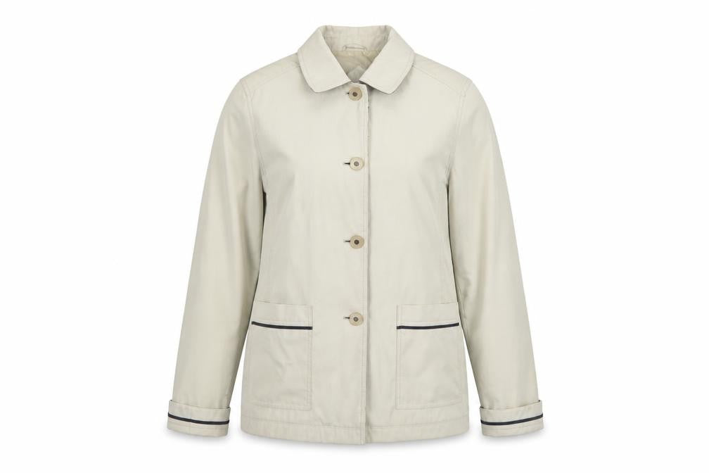 Womens UK Size 12 Style Beige Overcoat