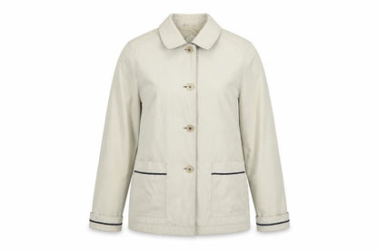 Womens UK Size 12 Style Beige Overcoat