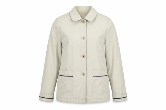 Womens UK Size 12 Style Beige Overcoat