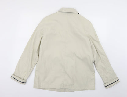 Womens UK Size 12 Style Beige Overcoat