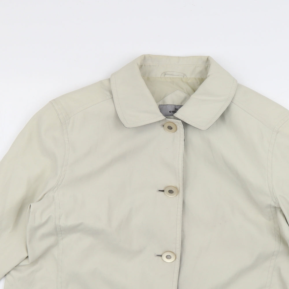 Womens UK Size 12 Style Beige Overcoat